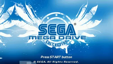 Sega Mega Drive Collection (EU) screen shot title